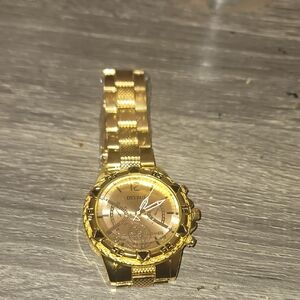 Gold Men's Chronograph Watch